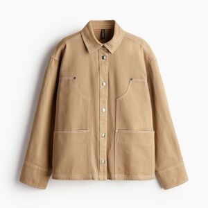 H&M Cotton Utility Overshirt - size L